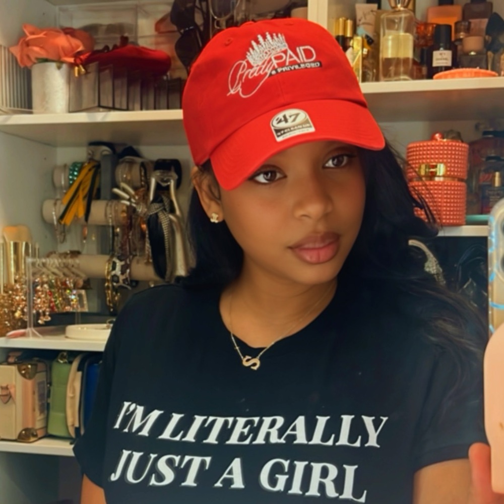 Red “PRETTY PAID & PRIVILEGED”  '47 Brand baseball cap